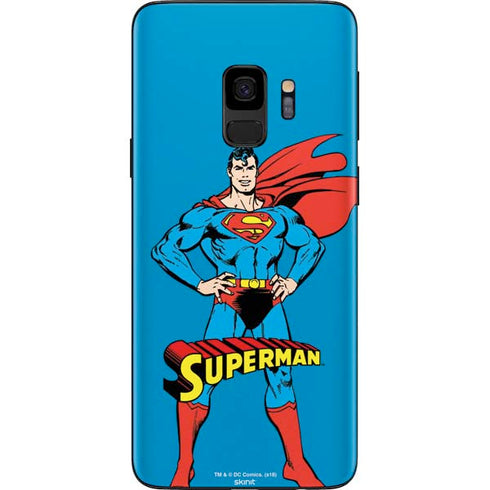 DC Comics Superman Classic Art Pose Galaxy S9 Skin